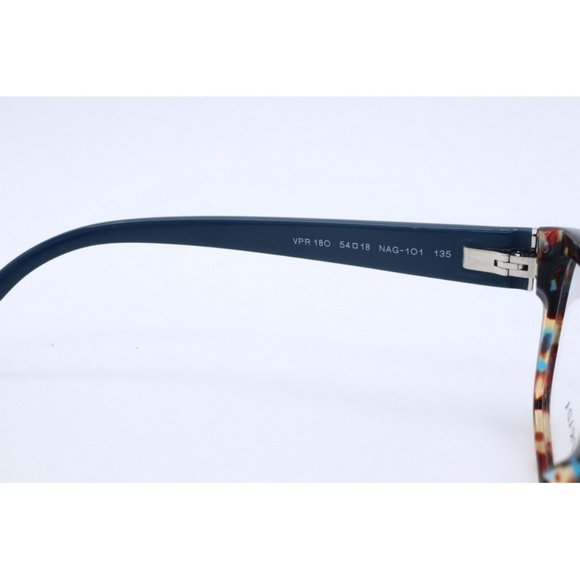 New Prada PR VPR 18O NAG-101 Rectangle Tortoise Eyeglasses Clear lenses 54mm - Picture 4 of 4